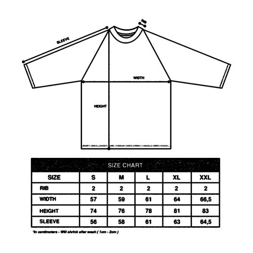 Type – Raglan 3/4 Sleeve Raglan Shirt - Image 4