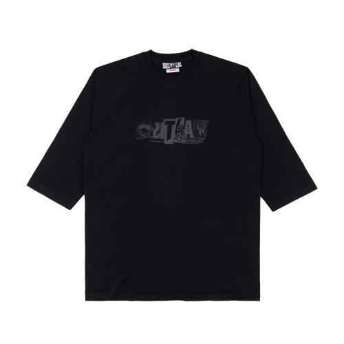 Negative Type – Raglan 3/4 Sleeve Raglan Shirt