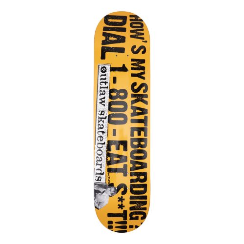 Dial Service Skateboard Deck - 8,25"
