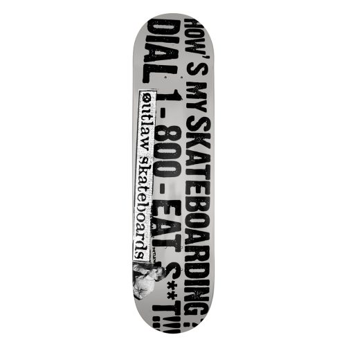 Dial Service Skateboard Deck - 8,25"
