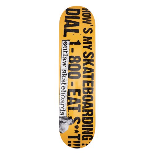 Dial Service Skateboard Deck - 8,25"